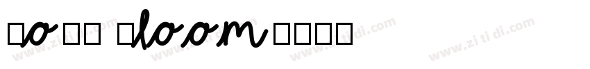 rose bloom字体转换